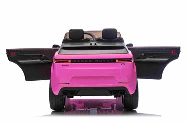 Range Rover Sport Elbil till barn Pink 21,6V m/Gummihjul + Lädersäte-15