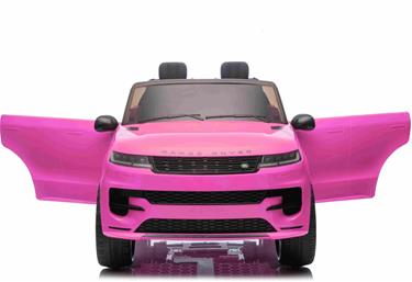 Range Rover Sport Elbil till barn Pink 21,6V m/Gummihjul + Lädersäte-2
