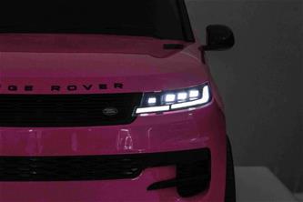 Range Rover Sport Elbil till barn Pink 21,6V m/Gummihjul + Lädersäte-7