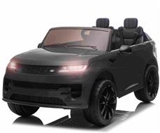 Range Rover Sport Elbil till barn Svart m/Lithium + Gummihjul + Lädersäte