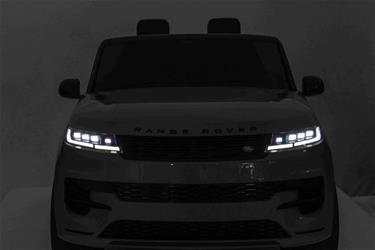 Range Rover Sport Elbil till barn Svart m/Lithium + Gummihjul + Lädersäte-11