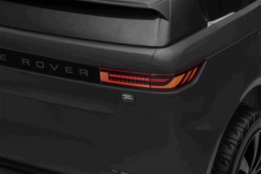 Range Rover Sport Elbil till barn Svart m/Lithium + Gummihjul + Lädersäte-13