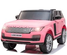 Range Rover Sport XL Elbil till barn Pink m/Lithium + Gummihjul + Lädersäte