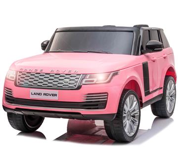 Range Rover Sport XL Elbil till barn Pink m/Lithium + Gummihjul + Lädersäte