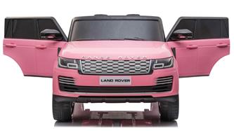 Range Rover Sport XL Elbil till barn Pink m/Lithium + Gummihjul + Lädersäte-2
