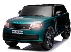 Range Rover Vogue 24V grön lack med/2x24V + gummihjul + fjärrkontroll