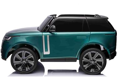Range Rover Vogue 24V grön lack med/2x24V + gummihjul + fjärrkontroll-2