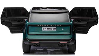 Range Rover Vogue 24V grön lack med/2x24V + gummihjul + fjärrkontroll-3