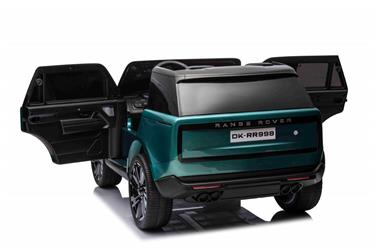 Range Rover Vogue 24V grön lack med/2x24V + gummihjul + fjärrkontroll-4