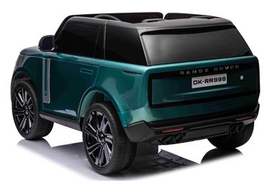 Range Rover Vogue 24V grön lack med/2x24V + gummihjul + fjärrkontroll-5