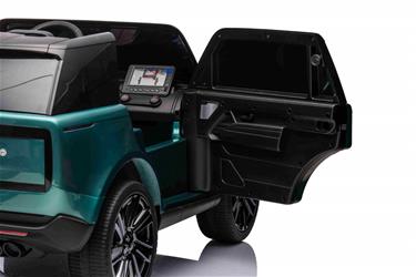 Range Rover Vogue 24V grön lack med/2x24V + gummihjul + fjärrkontroll-6