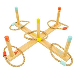 Ringkast-spel i Trä Trädgårdsspel
