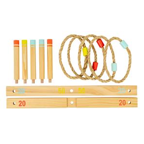 Ringkast-spel i Trä Trädgårdsspel-4