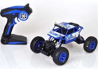 Rock Rover Radiostyrd 4WD Crawler 1:18 2.4G, Blå-3