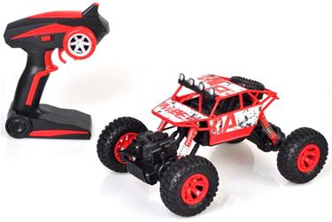 Rock Rover Radiostyrd 4WD Crawler 1:18 2.4G, Röd-2