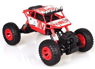 Rock Rover Radiostyrd 4WD Crawler 1:18 2.4G, Röd-3