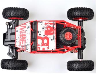 Rock Rover Radiostyrd 4WD Crawler 1:18 2.4G, Röd-7