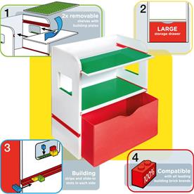 Room 2 Bygg Klossar Förvaring till barn-2