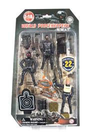 S.W.A.T. Action Figur 3-pack Typ C 1:18-2