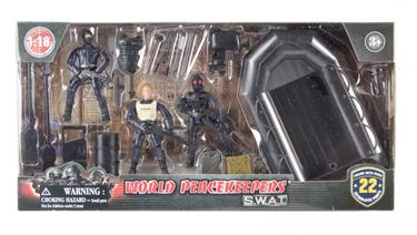 S.W.A.T. Actionfigur 3-bigpack Typ A 1:18-2