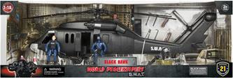 S.W.A.T. Black Hawkhelikopter m. 2 figurer 1:18-2