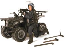 S.W.A.T. Polis ATV + Actionfigur 30,5cm