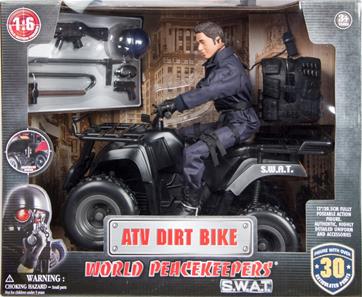 S.W.A.T. Polis ATV + Actionfigur 30,5cm-2