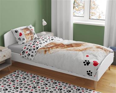 Sängkläder med kattmotiv ”Sweet Dreams” – 100 procent bomull-2
