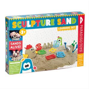Sandskulpturer (inlärningsset med 1 kg formbar sand)
