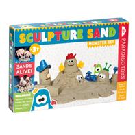 Sandskulpturer (Monsterset med 1 kg formbart sand)