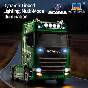 Scania 770 S V8 fjärrstyrd lastbil 1:18 19CH 2,4G-12