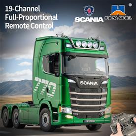 Scania 770 S V8 fjärrstyrd lastbil 1:18 19CH 2,4G-6