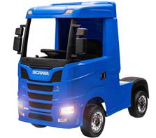 Scania R EL lastbil för barn m/4xMotor, 2,4G, Lädersäte, Gummidäck
