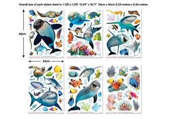 Sea Adventure / Under havet Wallstickers-2