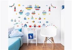 Segelbåtar Wallstickers