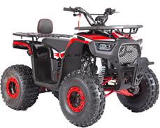 Sirius ATV 125CC med 3+1 växlar Svart/Röd 8''
