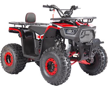 Sirius ATV 125CC med 3+1 växlar Svart/Röd 8''