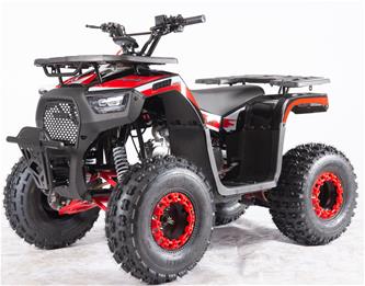 Sirius ATV 125CC med 3+1 växlar Svart/Röd 8''-2