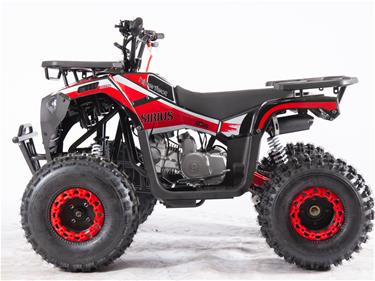 Sirius ATV 125CC med 3+1 växlar Svart/Röd 8''-3