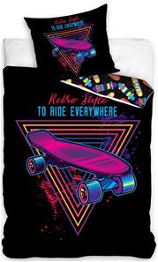 Skater Retro-sängkläder 140x200 cm – 100 procent bomull