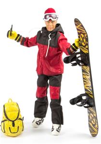 Snowboarder Action Figur med tillbehör 30,5cm