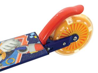 Sonic Fällbart sparkcykel med Ljusande Hjul-3