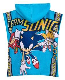 Sonic poncho-badhandduk med huva - 100 procent bomull-2