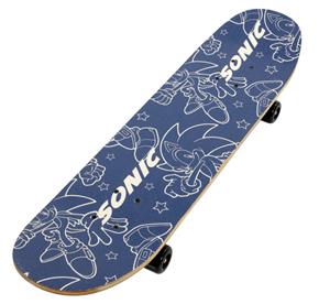 Sonic Wooden Skateboard till Barn