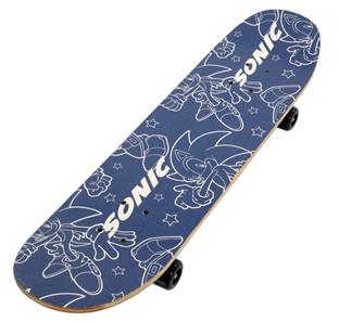 Sonic Wooden Skateboard till Barn