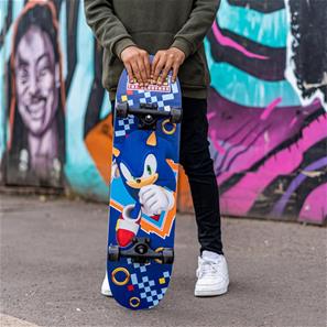 Sonic Wooden Skateboard till Barn-4