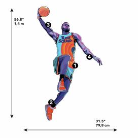 Space Jam Lebron Gigant Wallstickers-2