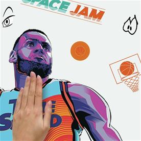 Space Jam Lebron Gigant Wallstickers-4