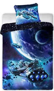 Space Rum sängkläder 140x200 cm – 100 procent bomull