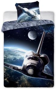 Space Rymdfarkost Sängkläder 140x200 cm – 100 procent bomull
